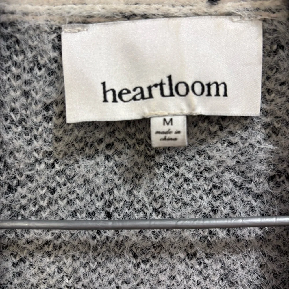 Heartloom Cream and Black Knit Cardigan - Picture 4 of 7